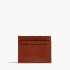 Madewell NWT Leather Card Case- Sheer Pink